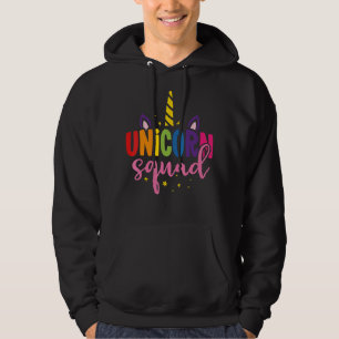 Unicorn Squad Cute Unicorn Birthday Son Girl Boy Hoodie