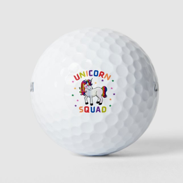 Unicorn Squad Golf Balls (Front)