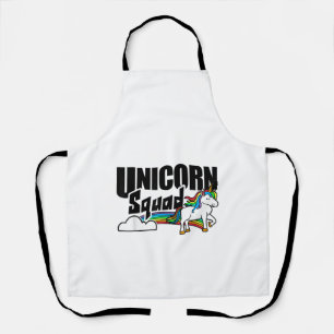 Unicorn Squad Rainbow Unicorns Lover Funny T-Shirt Apron