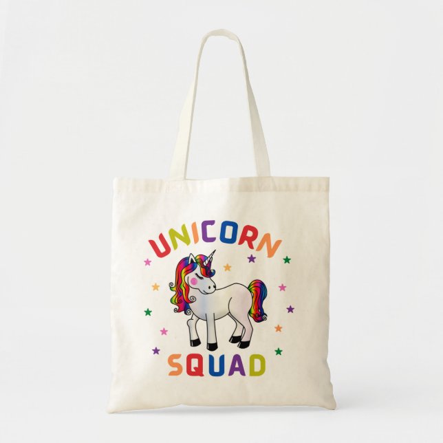 Unicorn Squad Tote Bag (Front)
