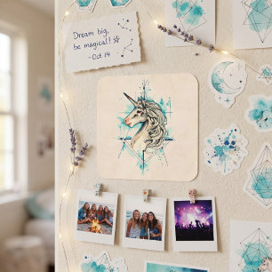 Unicorn Square Sticker