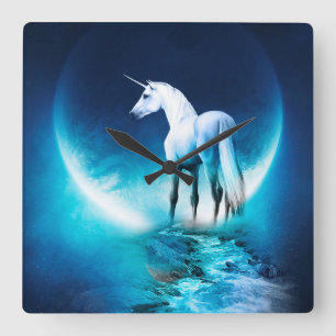 Unicorn Square Wall Clock