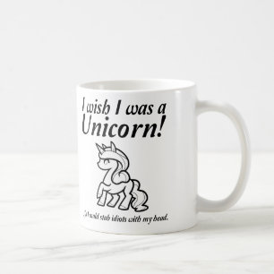 Unicorn Stabbing Funny T-Shirt Coffee Mug