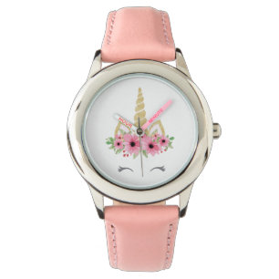 Unicorn Stainless Steel Pink Watch