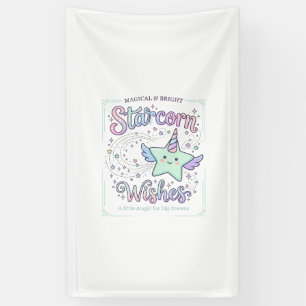 Unicorn Starcorn Wishes Adorable Apparel Graphic_1 Banner