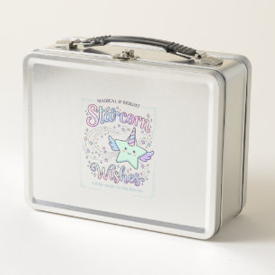Unicorn Starcorn Wishes Adorable Apparel Graphic_1 Metal Lunch Box