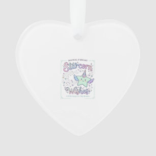 Unicorn Starcorn Wishes Adorable Apparel Graphic_1 Ornament