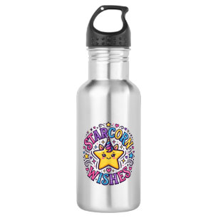 Unicorn Starcorn Wishes Commercial Print on Demand 532 Ml Water Bottle
