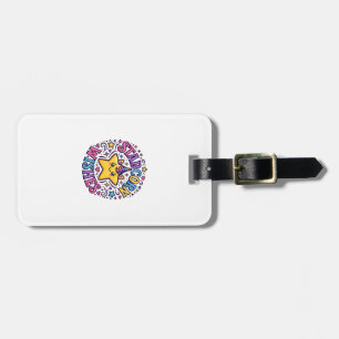 Unicorn Starcorn Wishes Commercial Print on Demand Luggage Tag