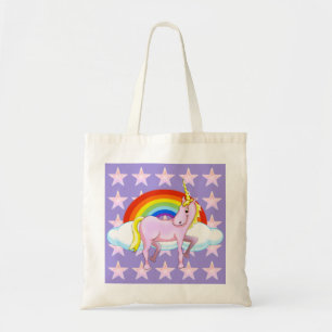 Unicorn & Stars Budget Tote Bag