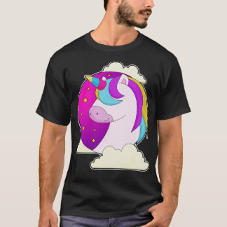 Unicorn Stars Clouds T-Shirt