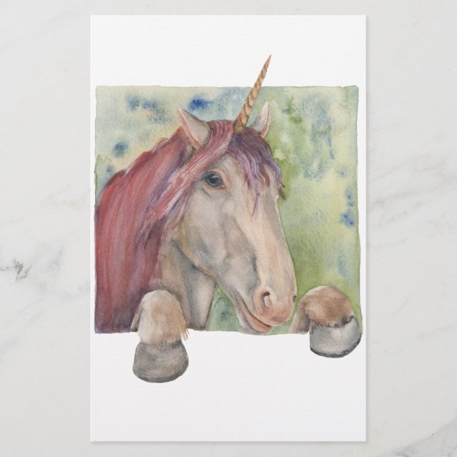 Unicorn Stationery (Front)