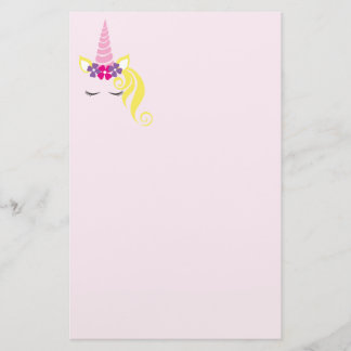Unicorn stationery