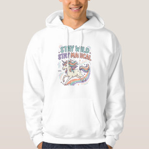 Unicorn Stay Wild Stay Magical Trendy Product Grap Hoodie