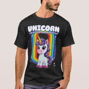 Unicorn Step Into The Magical Unknown Unicorn T-Shirt