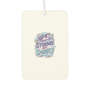 Unicorn Stormy but Sparkly Retro Style Cute Gift D Car Air Freshener