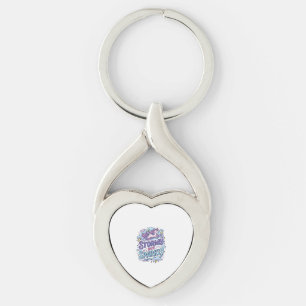 Unicorn Stormy but Sparkly Retro Style Cute Gift D Key Ring