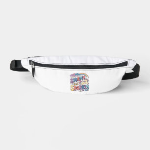 Unicorn Stormy but Sparkly Whimsical Merch Design_ Bum Bags