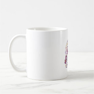 Unicorn Stretching Into My Magic Stylish White Bac Coffee Mug