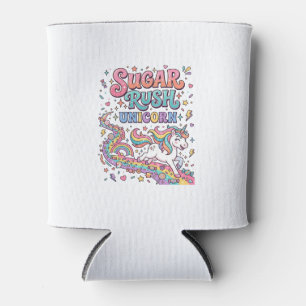 Unicorn Sugar Rush Unicorn Kawaii Marketplace Artw Can Cooler