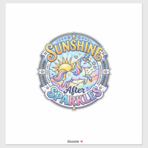 Unicorn Sunshine After Sparkles POD Ready Marketpl