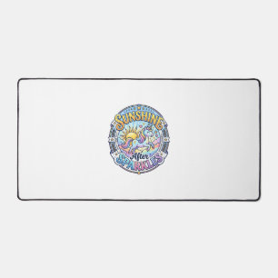 Unicorn Sunshine After Sparkles POD Ready Marketpl Desk Mat
