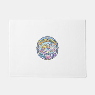 Unicorn Sunshine After Sparkles POD Ready Marketpl Doormat