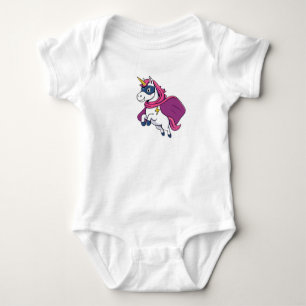 Unicorn Superhero Baby Bodysuit