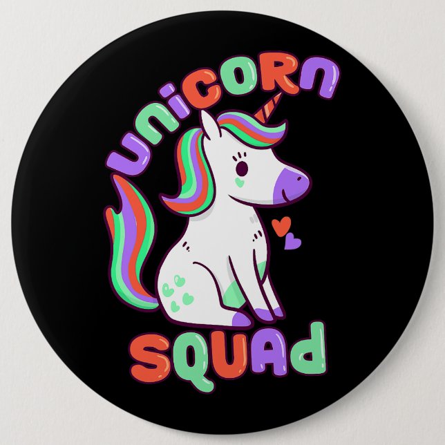 Unicorn Suqad 2 6 Cm Round Badge (Front)
