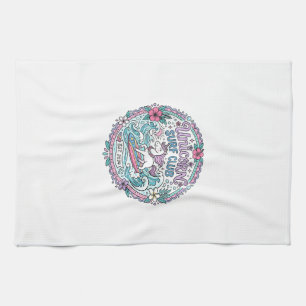 Unicorn Surf Club Playful Shirt Graphic_1 Tea Towel