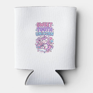 Unicorn Sweet Tooth Unicorn Cute Pastel Cute Gift Can Cooler