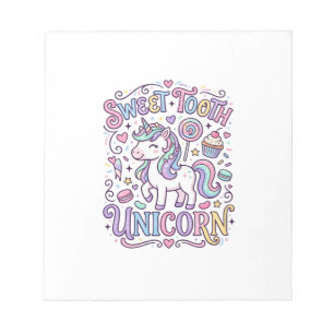 Unicorn Sweet Tooth Unicorn Original Merch Design_ Notepad