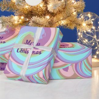 Unicorn Swirl (Customise Text) Wrapping Paper