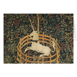 Unicorn Tapestries Captivity Mediaeval Tapestry