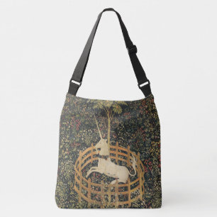 Unicorn Tapestries Captivity Mediaeval Tapestry Crossbody Bag