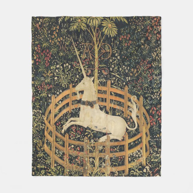 Unicorn Tapestries Classic Tapestry  Fleece Blanket (Front)