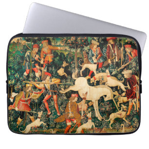 Unicorn Tapestries Defends Hunt Laptop Sleeve