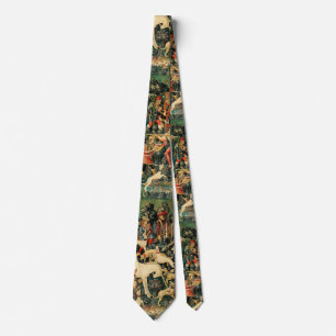 Unicorn Tapestries Defends Mediaeval Myth Legend  Tie