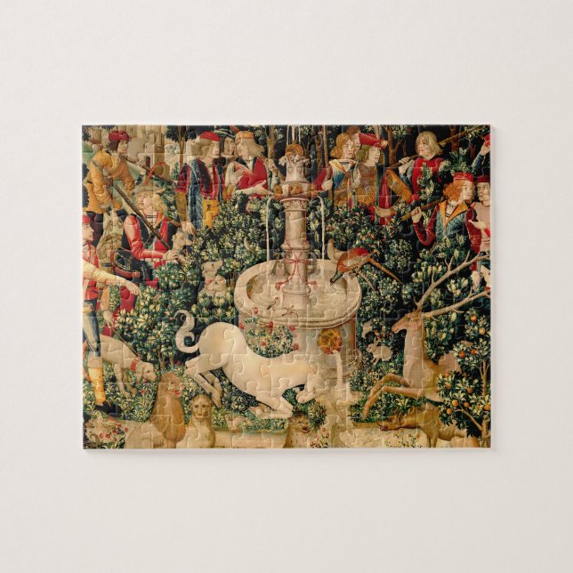 Unicorn Tapestries Found Legend Mythical Jigsaw Puzzle (Horizontal)
