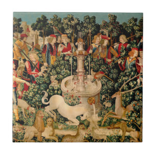 Unicorn Tapestries Found Legend Mythical Tile