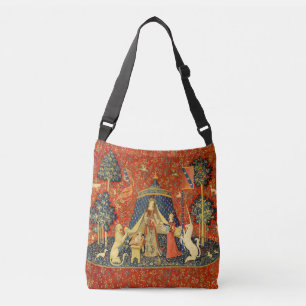 Unicorn Tapestries Lady Legend Mediaeval Crossbody Bag