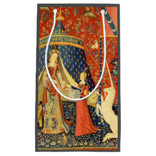 Unicorn Tapestries Lady Legend Mediaeval Small Gift Bag