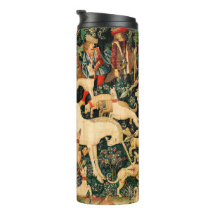 Unicorn Tapestries Mediaeval Classic Defends Hunt  Thermal Tumbler