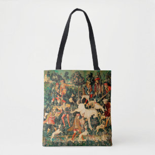 Unicorn Tapestries Mediaeval Classic Defends Hunt  Tote Bag