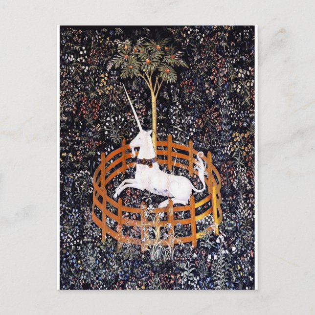 Unicorn Tapestry #7 postcard (Front)