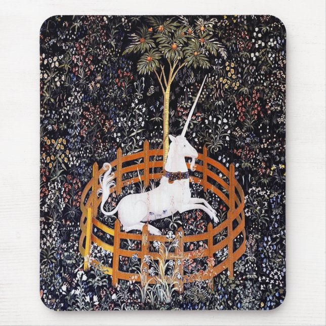 Unicorn Tapestry Mouse Pad (Front)