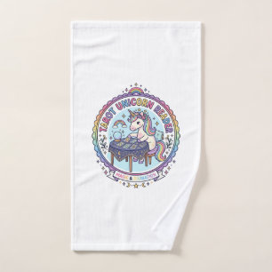 Unicorn Tarot Unicorn Reader Funny Shirt Graphic_1 Hand Towel