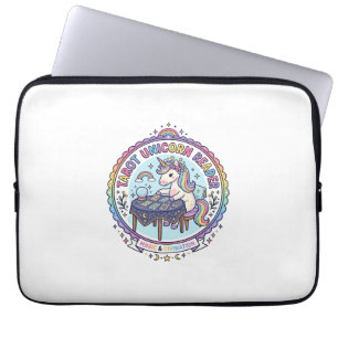Unicorn Tarot Unicorn Reader Funny Shirt Graphic_1 Laptop Sleeve