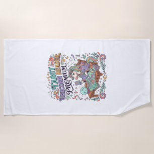 Unicorn Tarot Unicorn Reader Premium Kawaii Appare Beach Towel