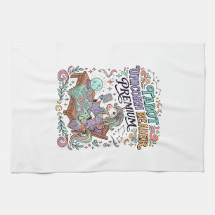 Unicorn Tarot Unicorn Reader Premium Kawaii Appare Tea Towel